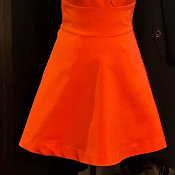BEAUTIFUL, ARMANI bright Orange 🍊 short dress. Size XS - Picture 3 of 13
